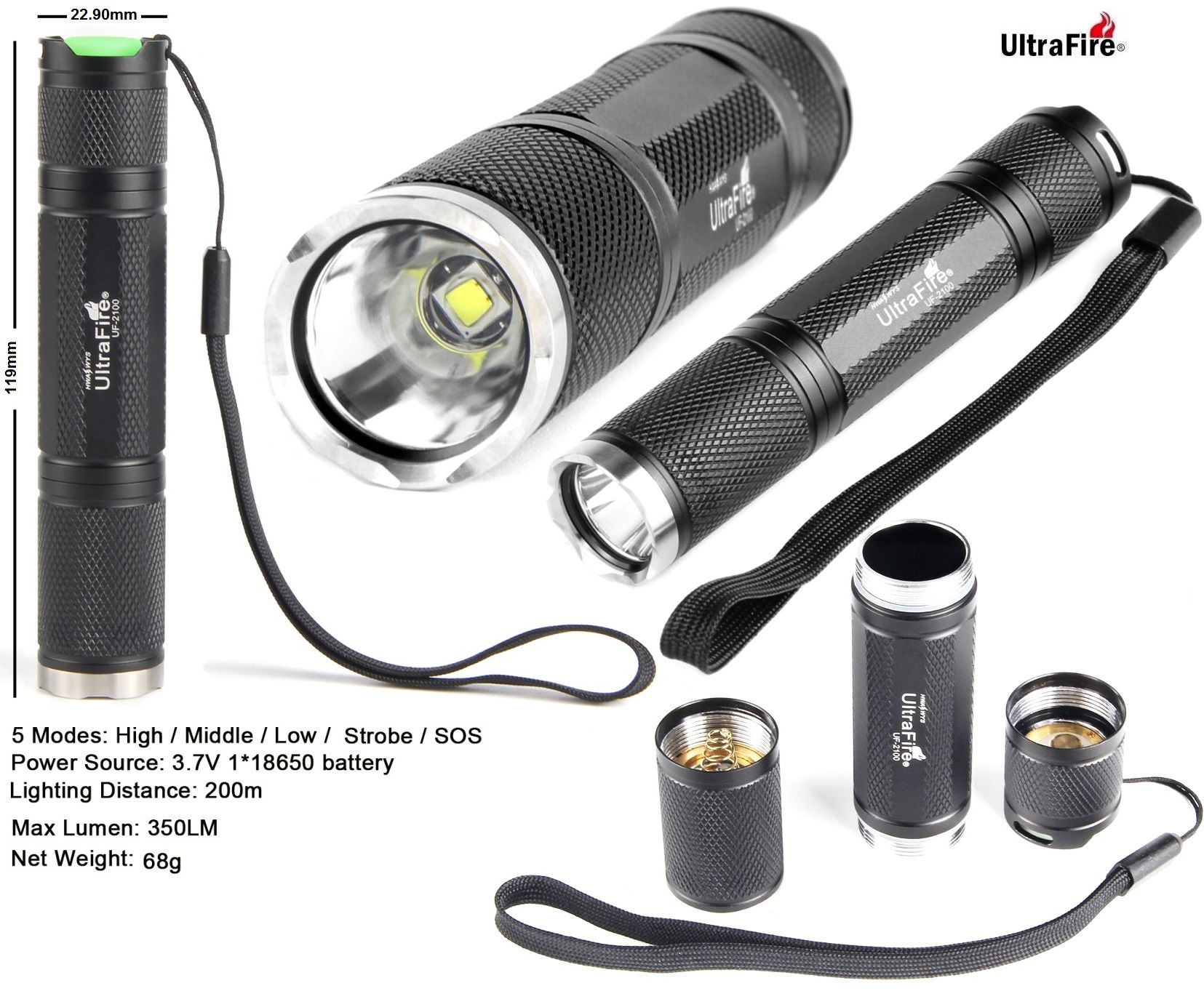 UltraFire UF-2100 CREE XM-L